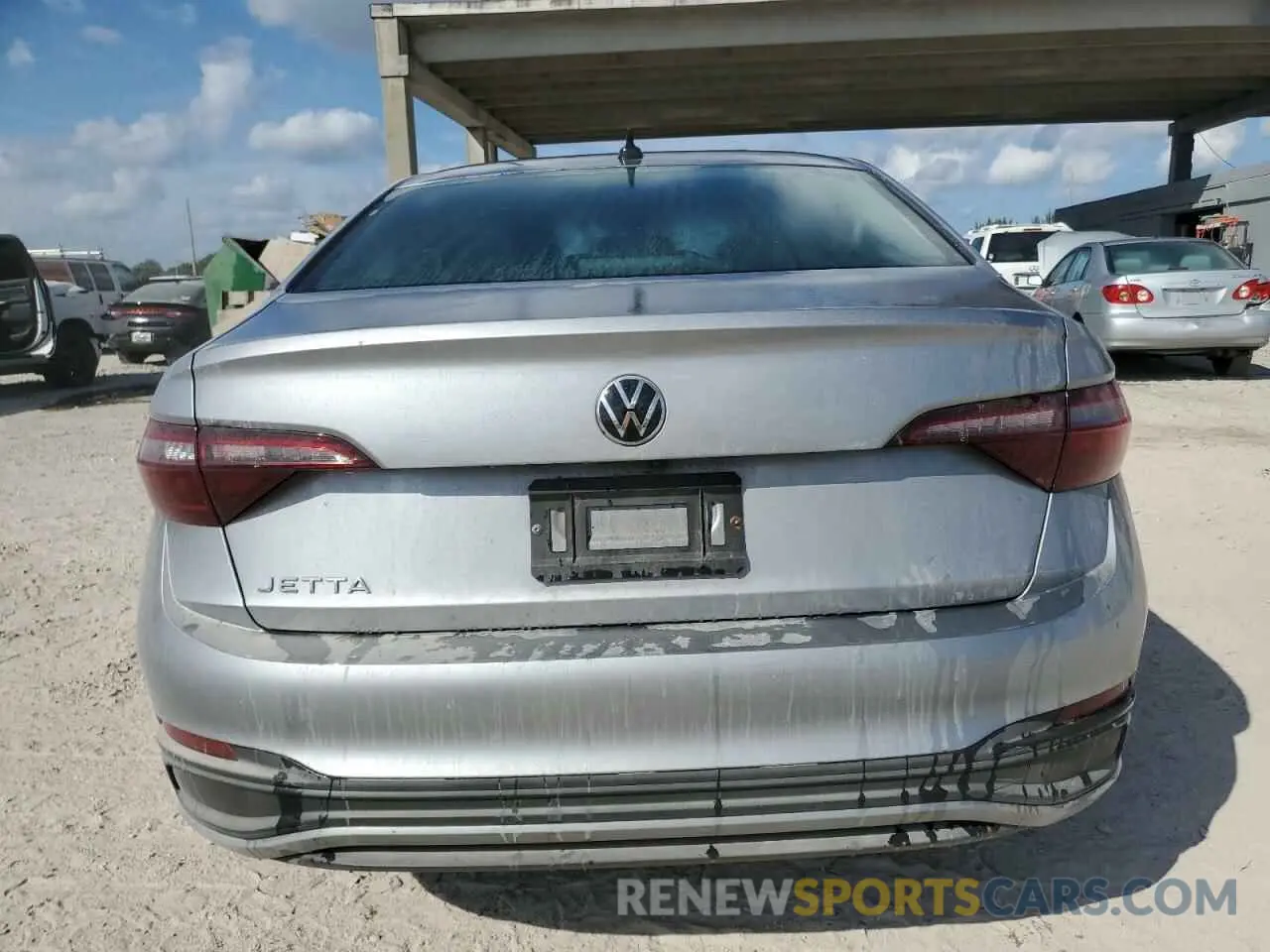 6 fotografías del automóvil dañado 3VW5M7BU3PM046512 VOLKSWAGEN JETTA 2023