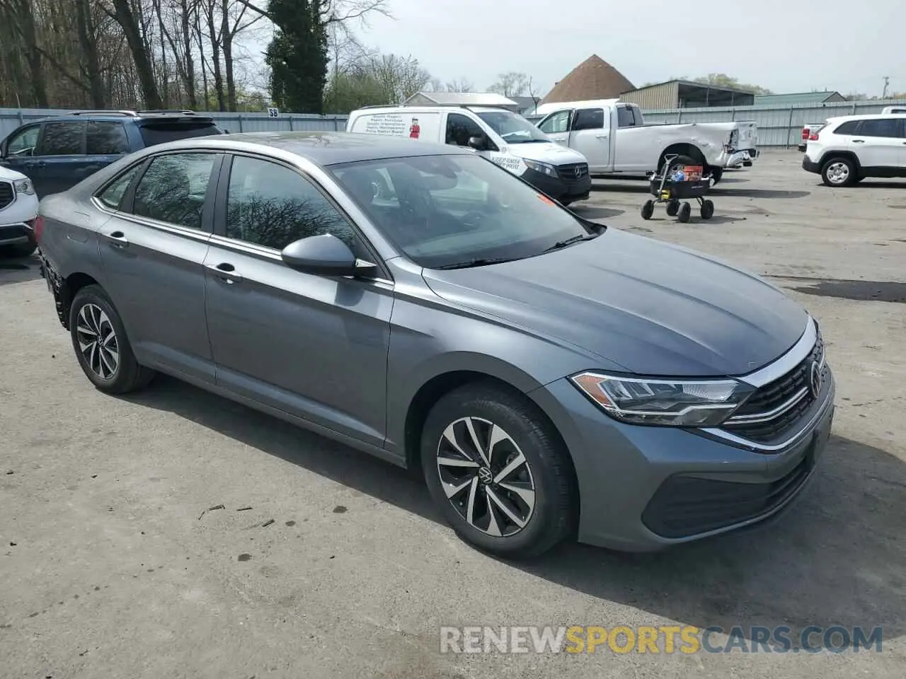 4 fotografías del automóvil dañado 3VW5M7BU4PM023045 VOLKSWAGEN JETTA 2023