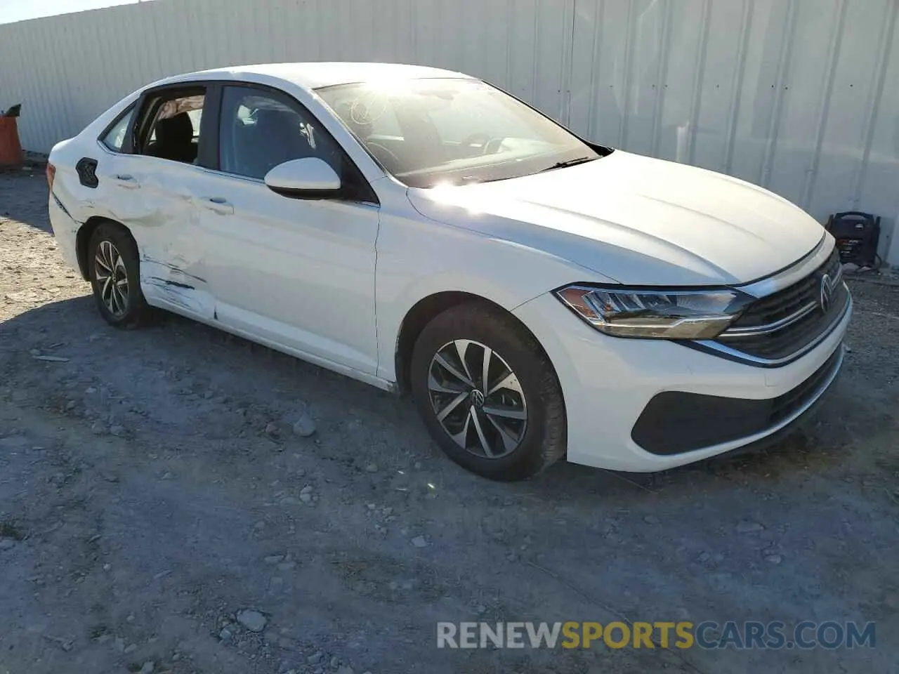 4 fotografías del automóvil dañado 3VW5M7BU5PM023636 VOLKSWAGEN JETTA 2023
