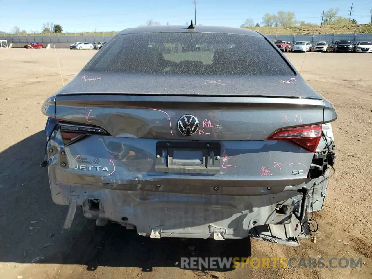 6 fotografías del automóvil dañado 3VW7M7BU0PM039123 VOLKSWAGEN JETTA 2023