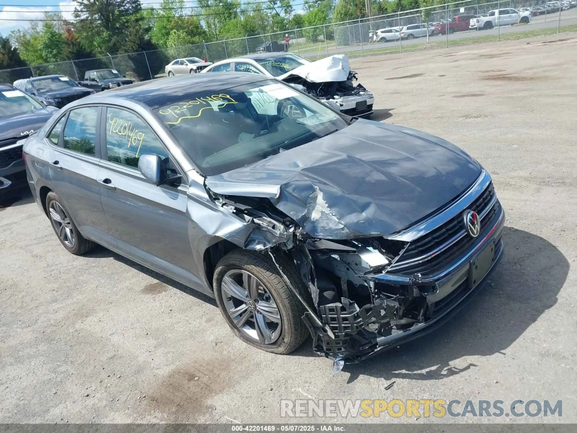 1 fotografías del automóvil dañado 3VW7M7BU0PM052048 VOLKSWAGEN JETTA 2023