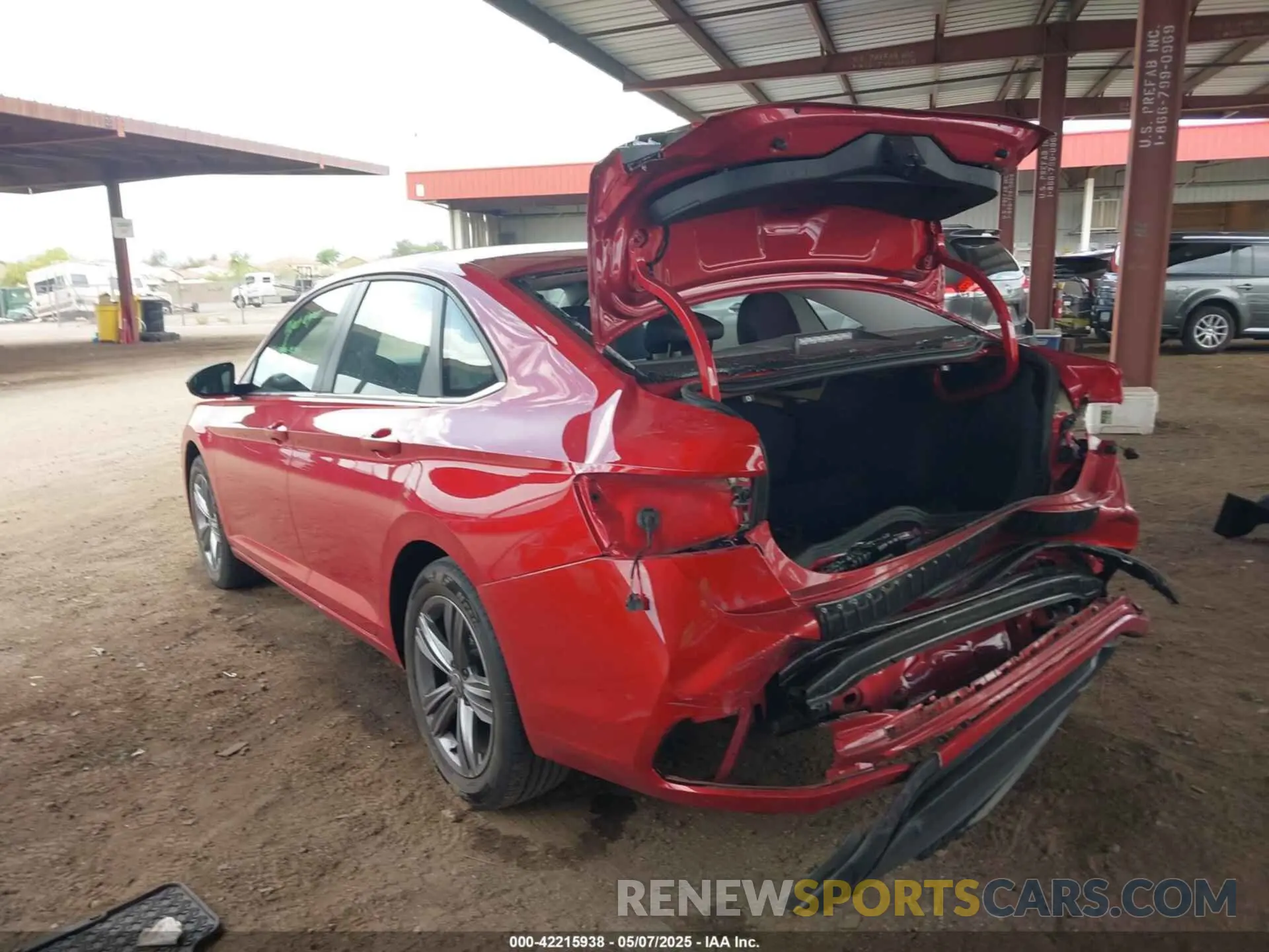 3 fotografías del automóvil dañado 3VW7M7BU2PM042850 VOLKSWAGEN JETTA 2023