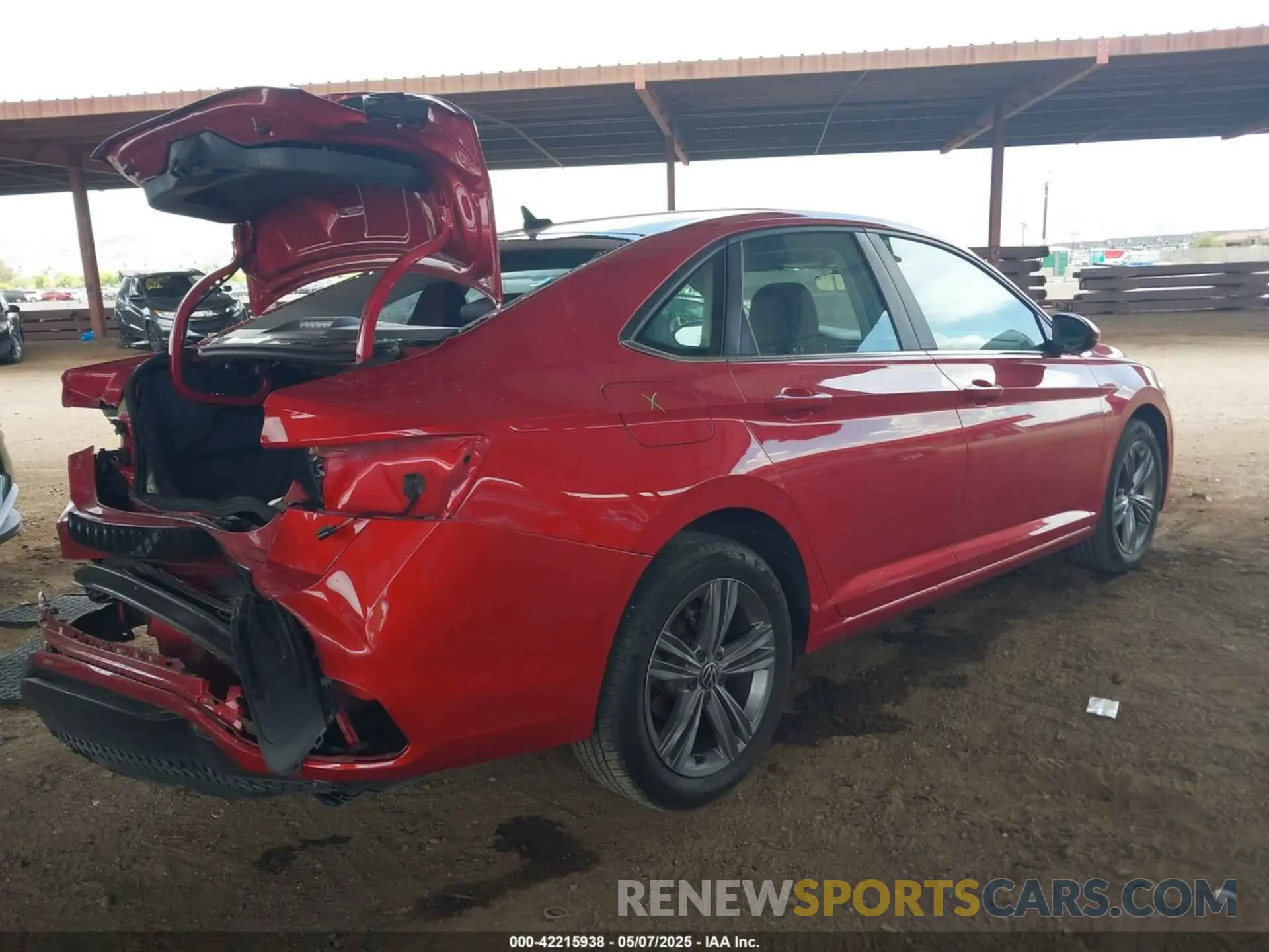 4 fotografías del automóvil dañado 3VW7M7BU2PM042850 VOLKSWAGEN JETTA 2023