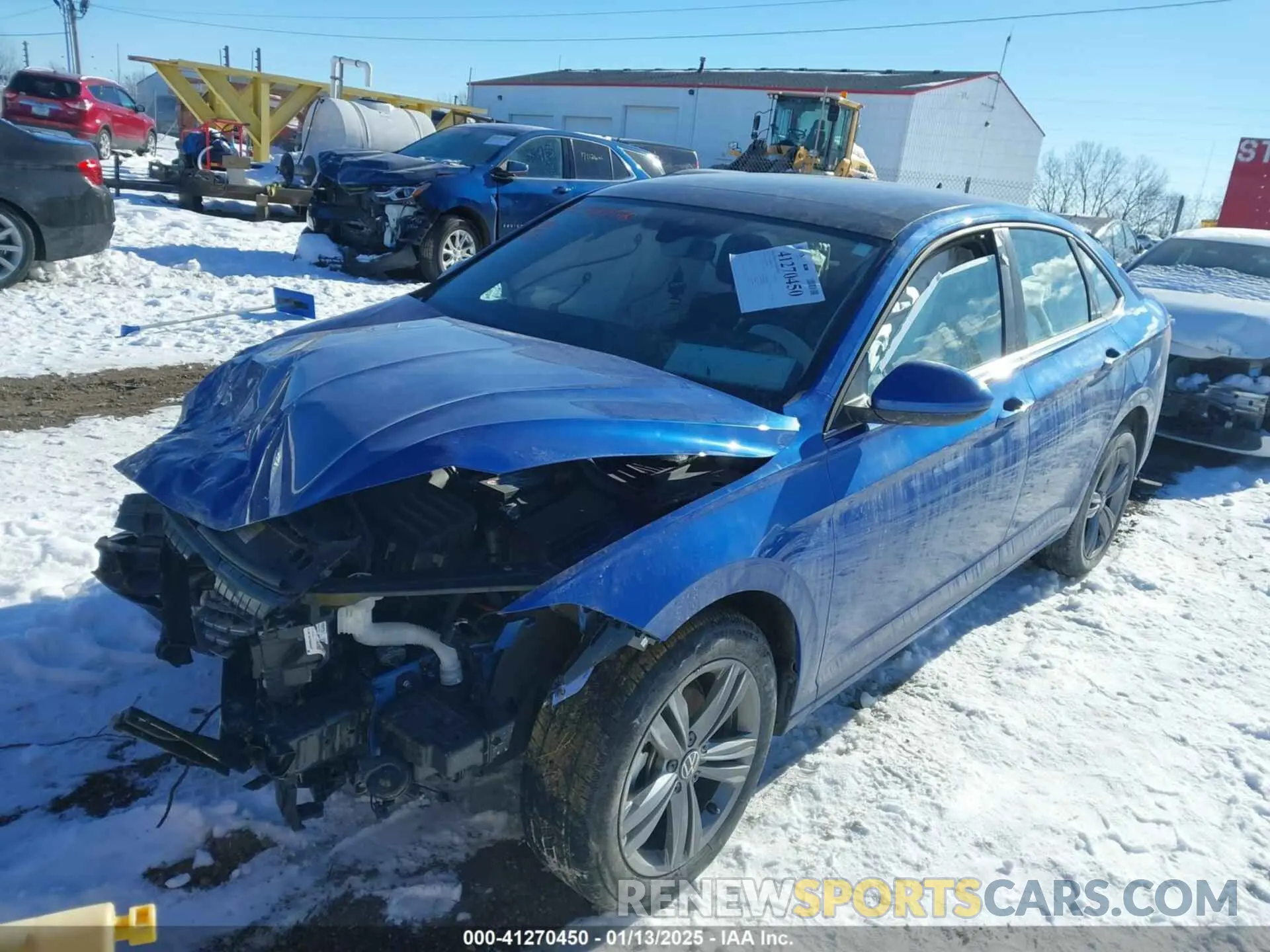 2 fotografías del automóvil dañado 3VW7M7BU2PM043917 VOLKSWAGEN JETTA 2023