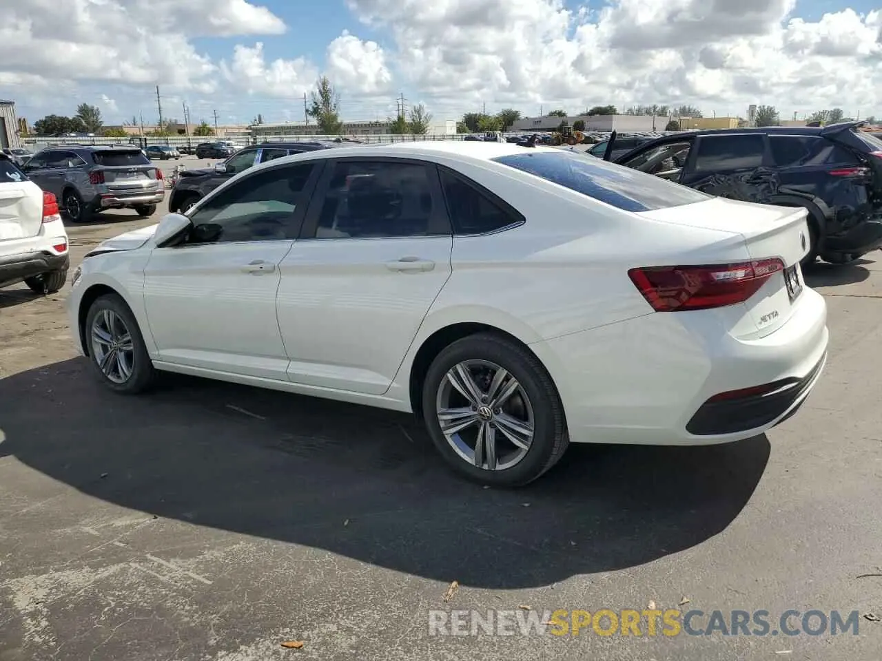 2 fotografías del automóvil dañado 3VW7M7BU3PM056319 VOLKSWAGEN JETTA 2023