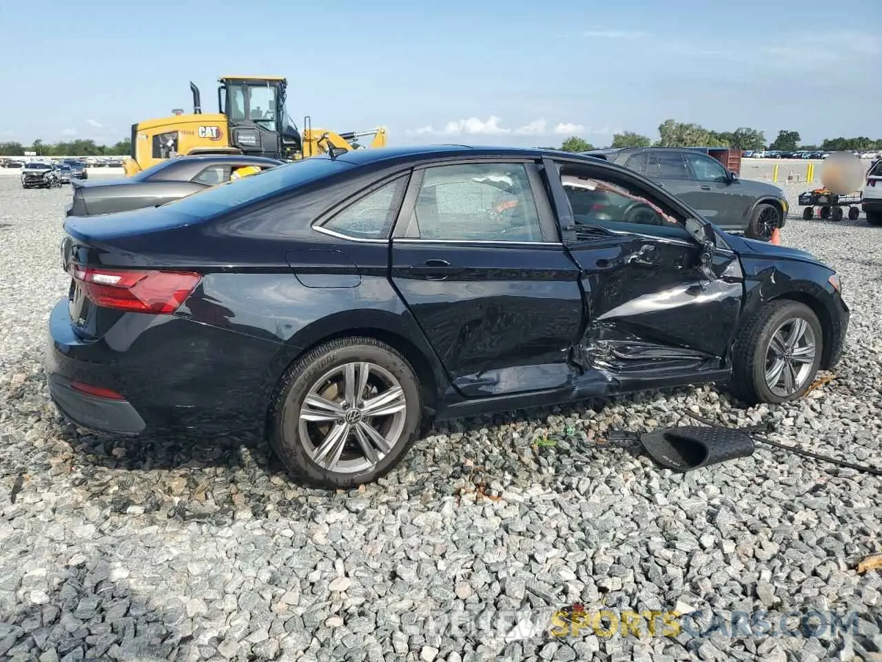 3 fotografías del automóvil dañado 3VW7M7BU6PM060221 VOLKSWAGEN JETTA 2023