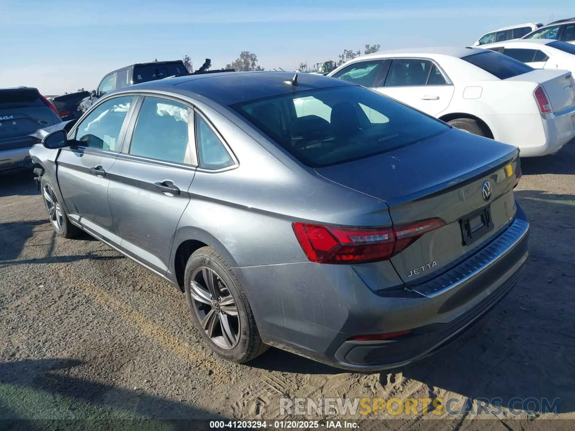 3 fotografías del automóvil dañado 3VW7M7BU8PM012395 VOLKSWAGEN JETTA 2023
