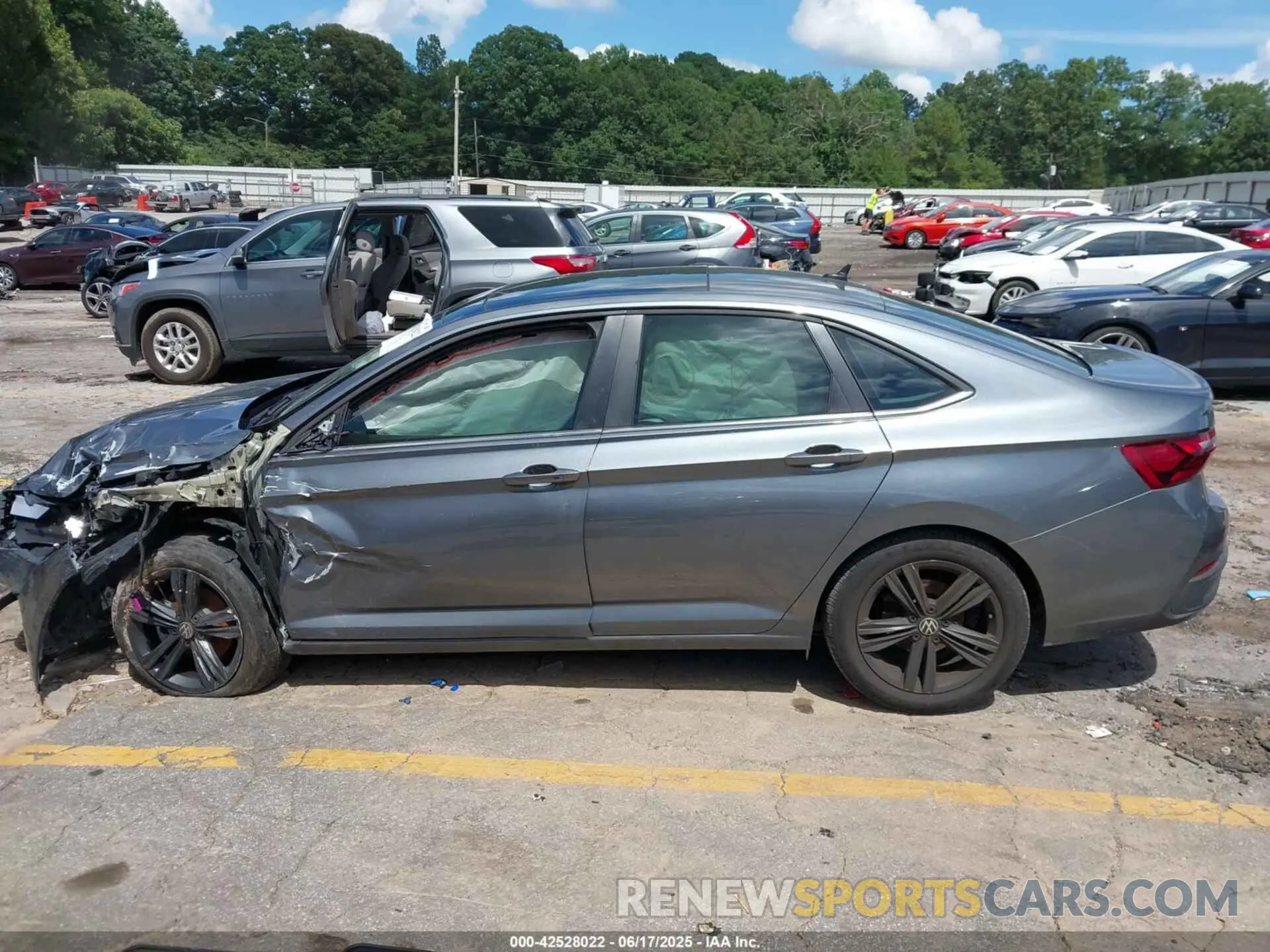 13 fotografías del automóvil dañado 3VW7M7BUXPM031773 VOLKSWAGEN JETTA 2023
