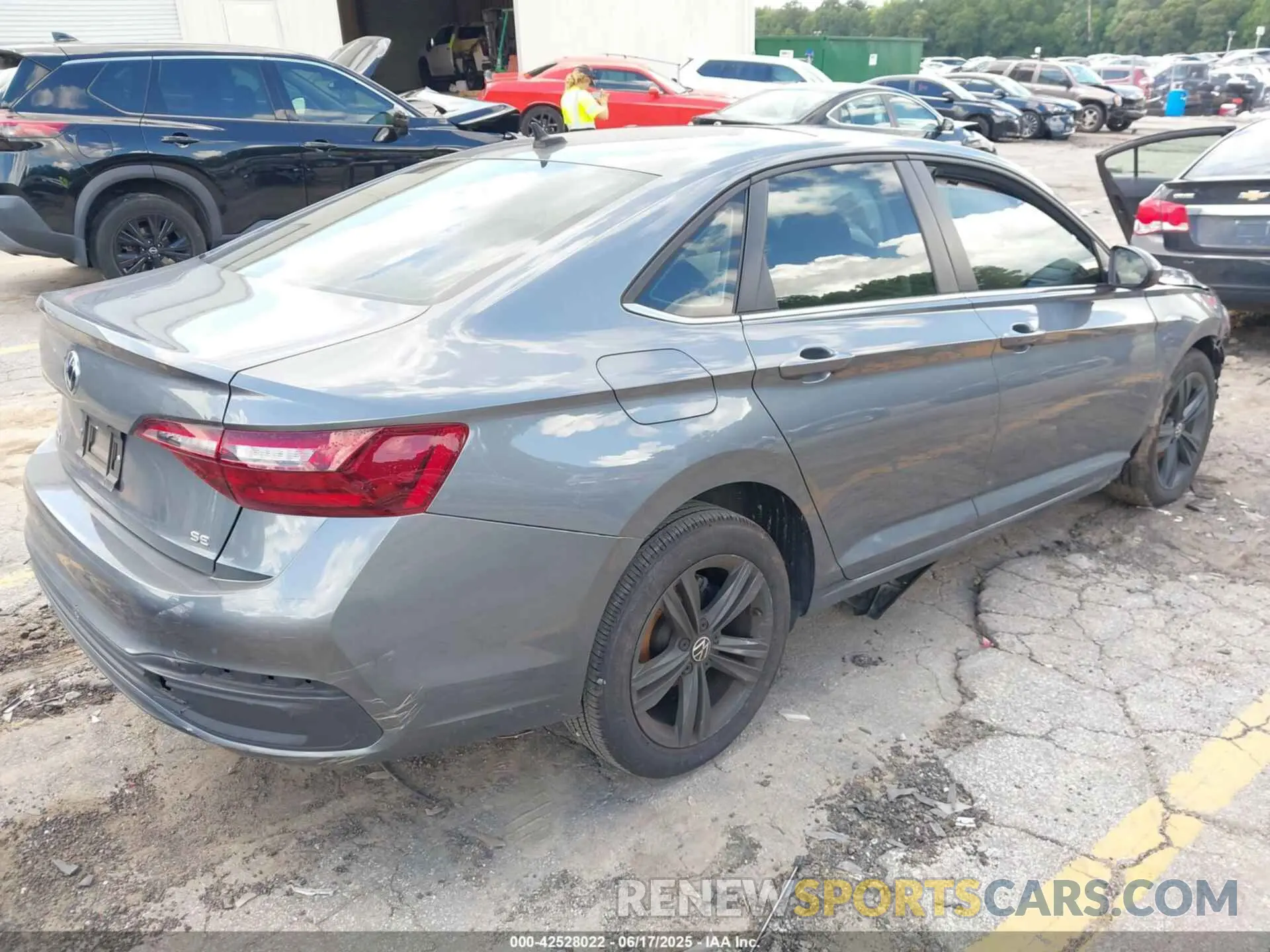 4 fotografías del automóvil dañado 3VW7M7BUXPM031773 VOLKSWAGEN JETTA 2023