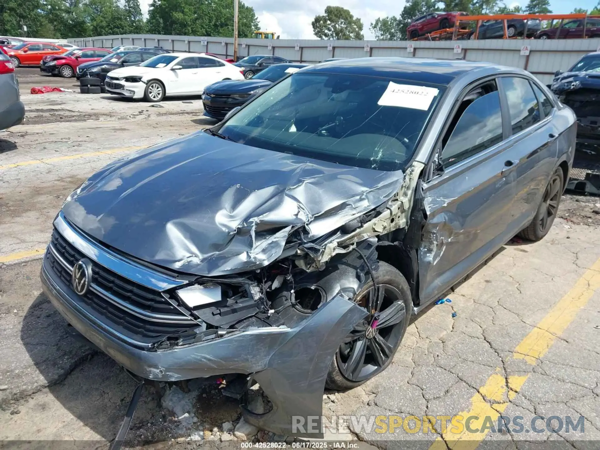 6 fotografías del automóvil dañado 3VW7M7BUXPM031773 VOLKSWAGEN JETTA 2023