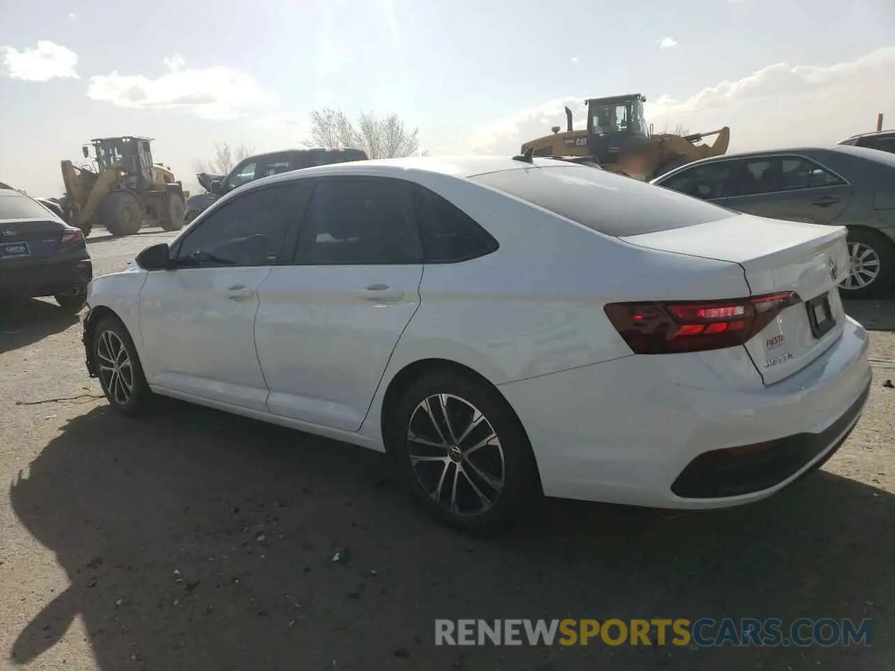 2 fotografías del automóvil dañado 3VWAM7BU2PM051540 VOLKSWAGEN JETTA 2023
