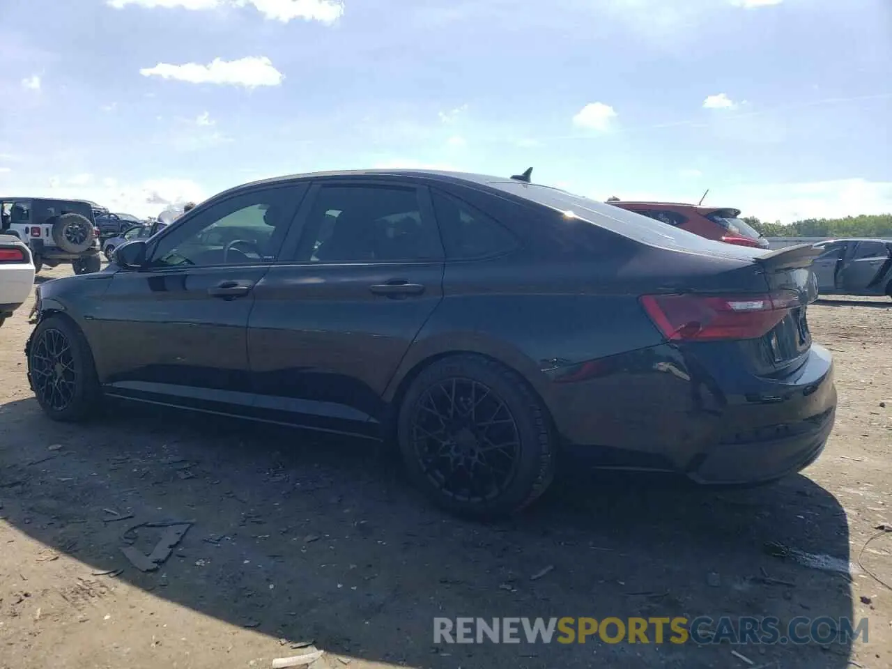 2 fotografías del automóvil dañado 3VWAM7BUXPM023419 VOLKSWAGEN JETTA 2023