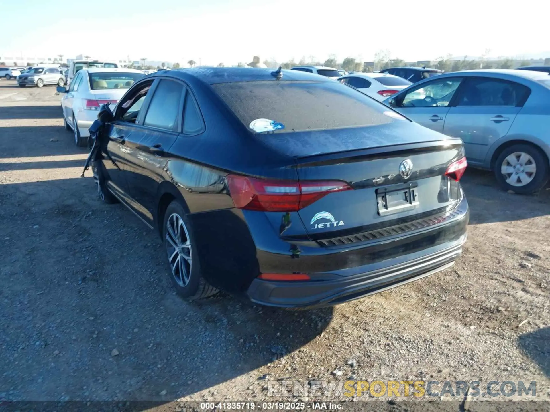 3 fotografías del automóvil dañado 3VWBM7BU0PM027726 VOLKSWAGEN JETTA 2023