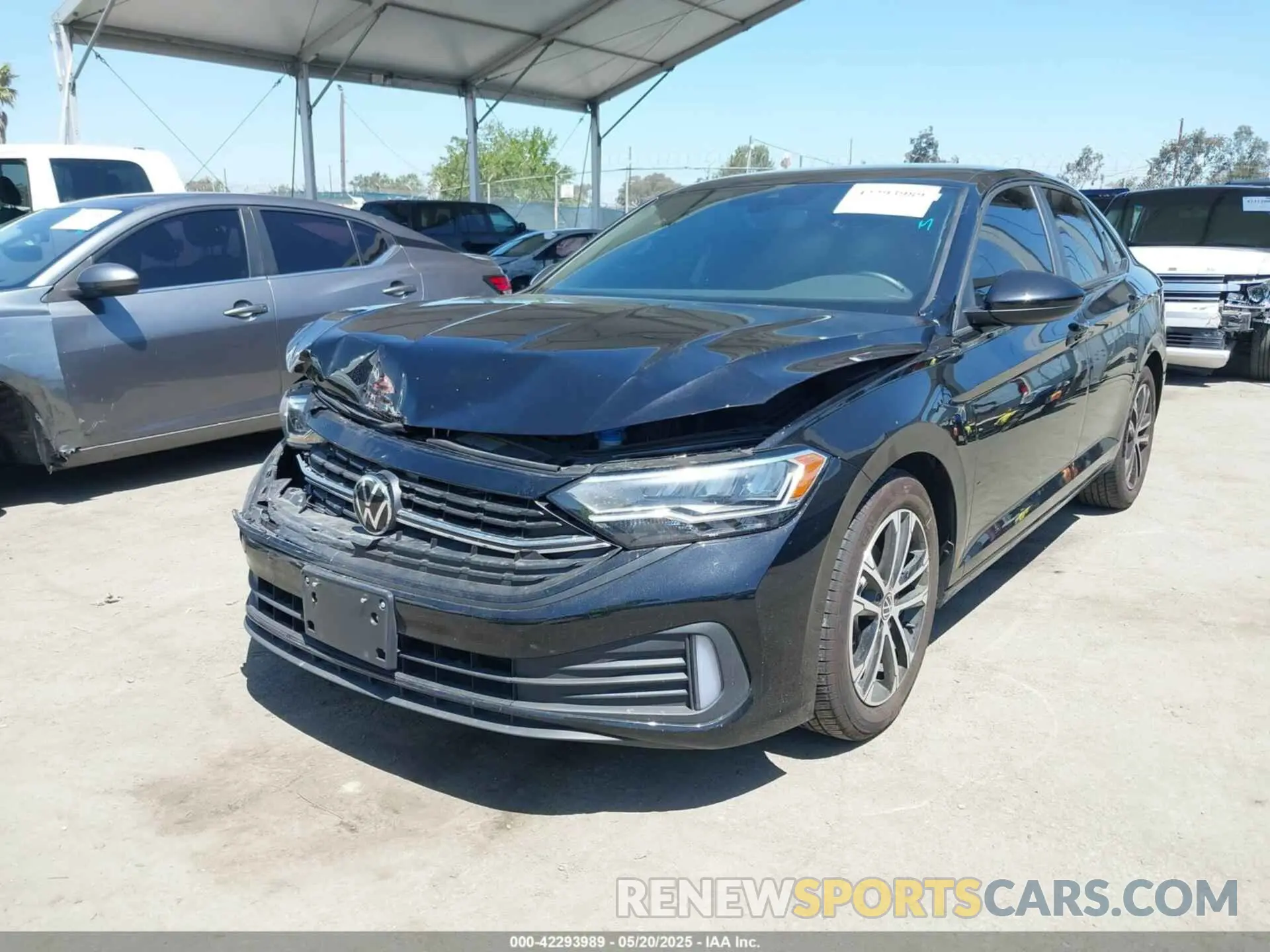 2 fotografías del automóvil dañado 3VWBM7BU1PM041957 VOLKSWAGEN JETTA 2023