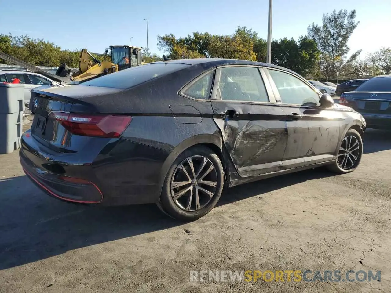 3 fotografías del automóvil dañado 3VWBM7BU1PM052781 VOLKSWAGEN JETTA 2023