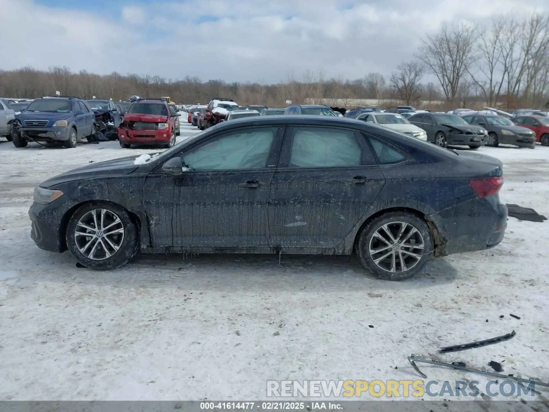 14 fotografías del automóvil dañado 3VWBM7BU3PM047937 VOLKSWAGEN JETTA 2023
