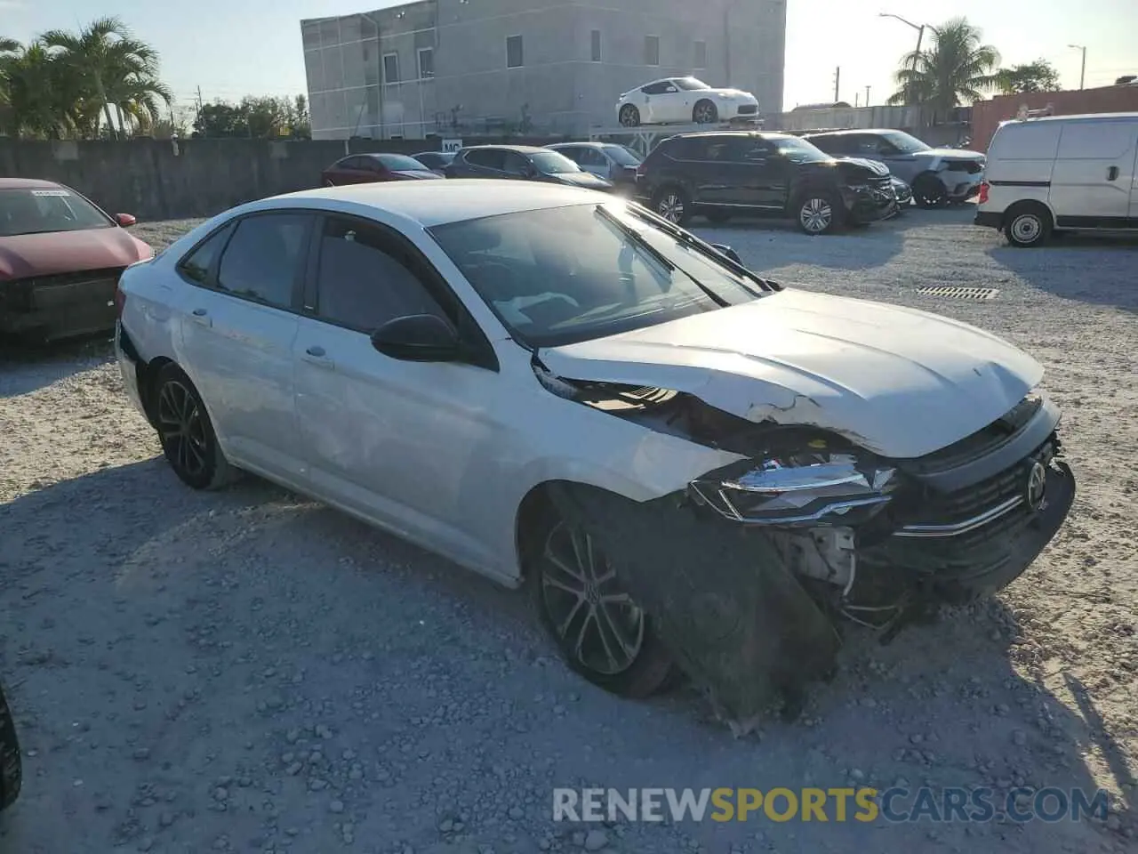 4 fotografías del automóvil dañado 3VWBM7BU4PM037160 VOLKSWAGEN JETTA 2023