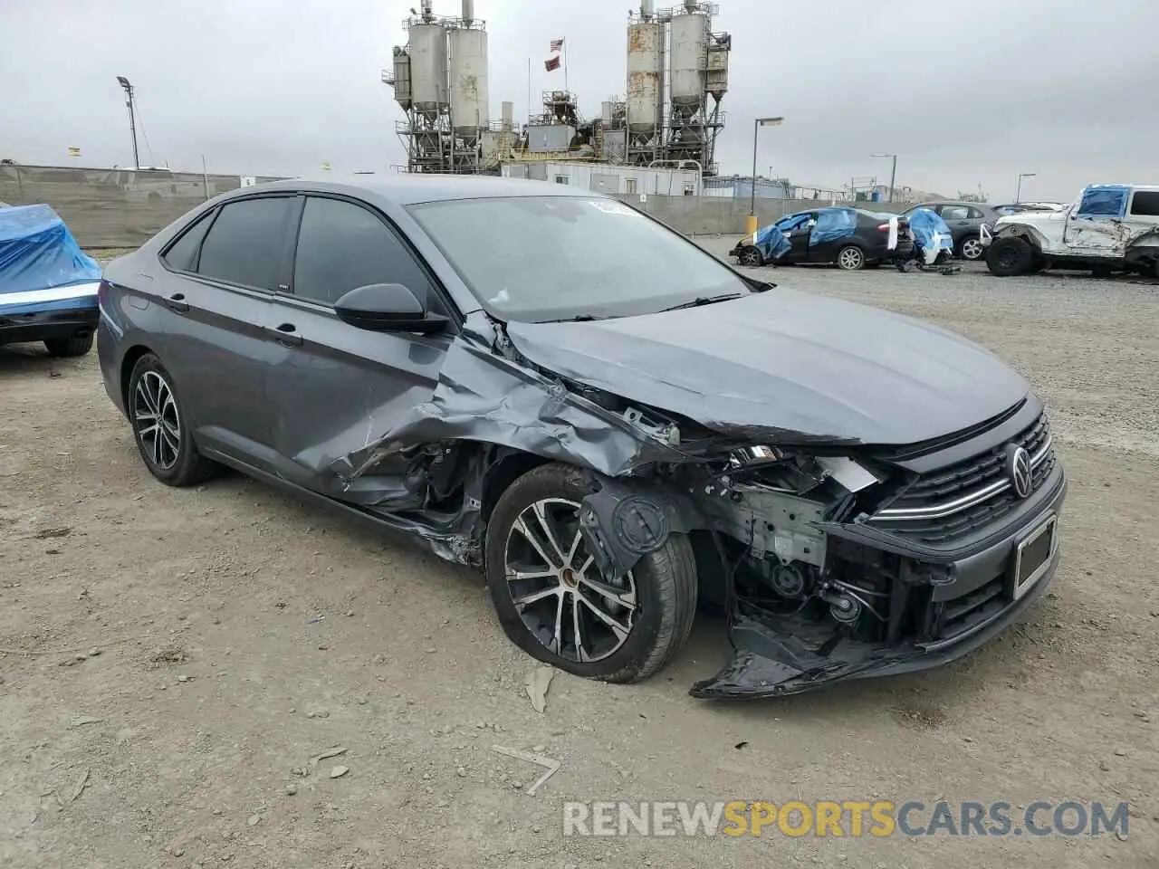 4 fotografías del automóvil dañado 3VWBM7BU5PM050466 VOLKSWAGEN JETTA 2023