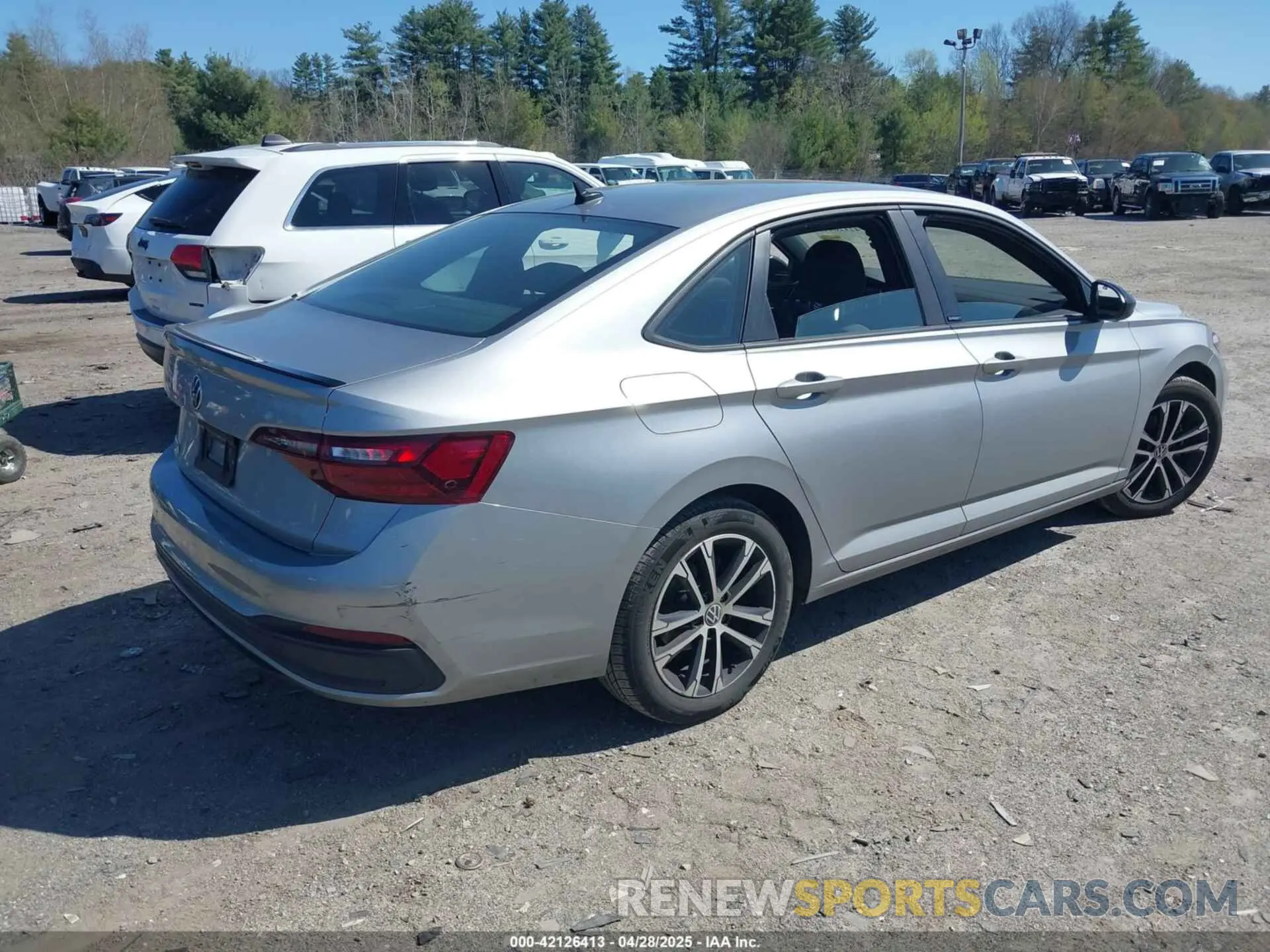 4 fotografías del automóvil dañado 3VWBM7BU6PM019212 VOLKSWAGEN JETTA 2023