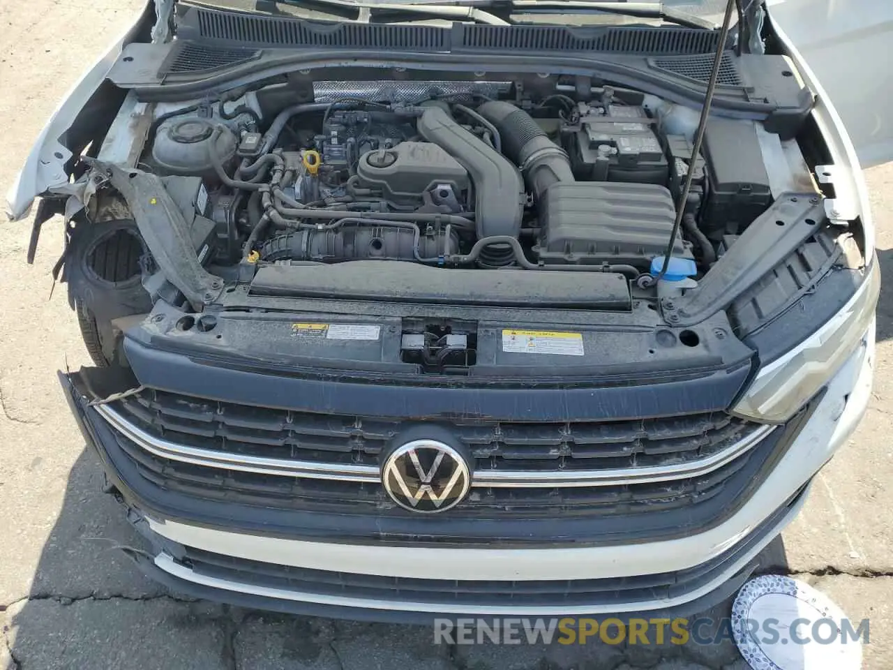 11 fotografías del automóvil dañado 3VWBM7BU7PM016304 VOLKSWAGEN JETTA 2023