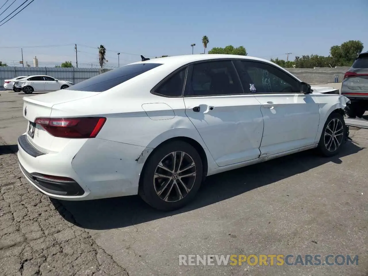 3 fotografías del automóvil dañado 3VWBM7BU7PM016304 VOLKSWAGEN JETTA 2023