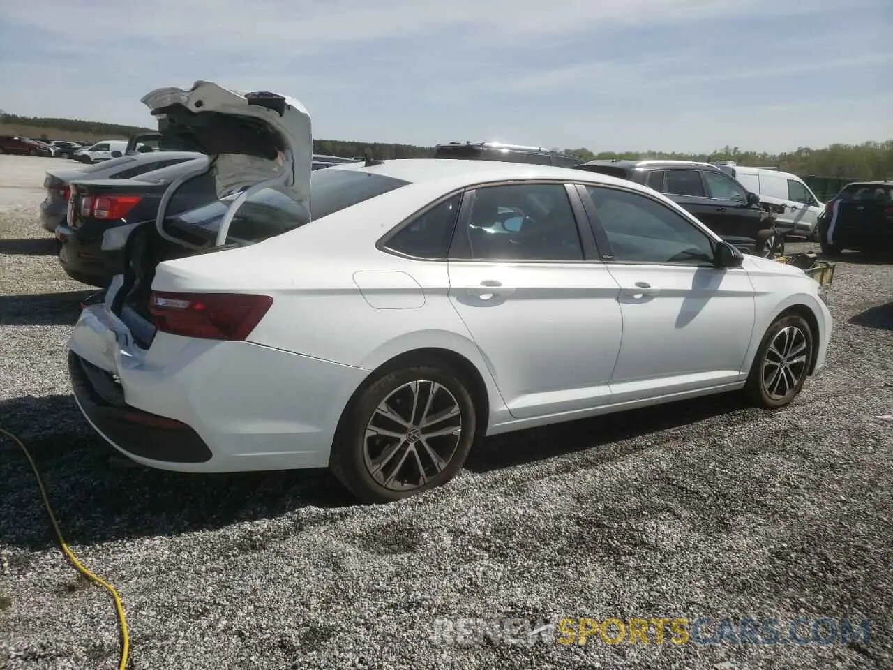 3 fotografías del automóvil dañado 3VWBM7BU7PM025116 VOLKSWAGEN JETTA 2023
