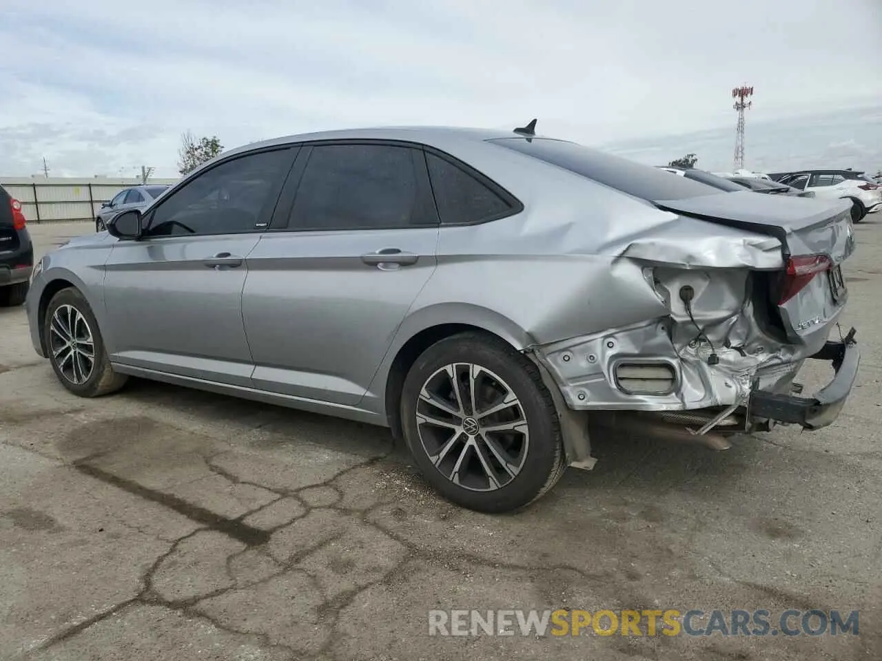 2 fotografías del automóvil dañado 3VWBM7BU8PM055306 VOLKSWAGEN JETTA 2023