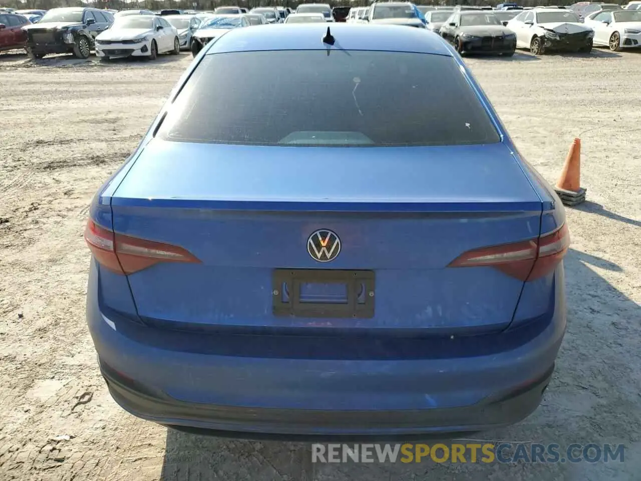 6 fotografías del automóvil dañado 3VWBM7BU9PM010522 VOLKSWAGEN JETTA 2023