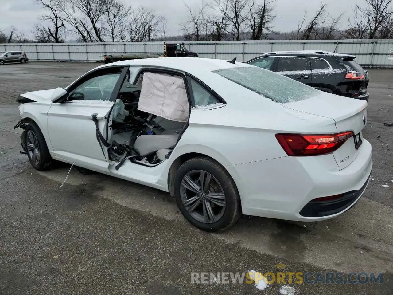 2 fotografías del automóvil dañado 3VWEM7BU9PM049687 VOLKSWAGEN JETTA 2023