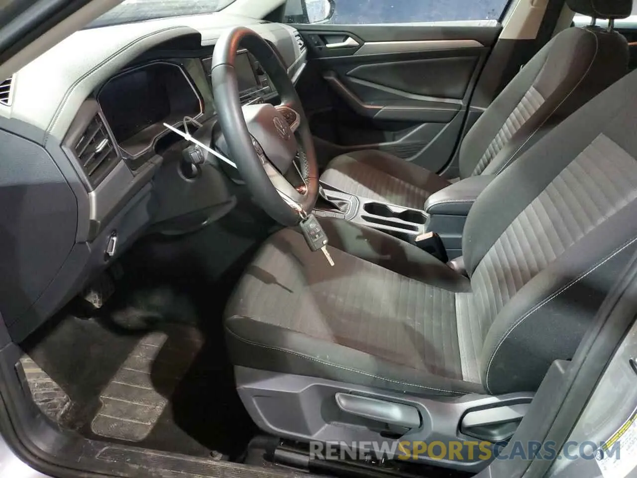 7 fotografías del automóvil dañado 3VW5M7BU0RM043747 VOLKSWAGEN JETTA 2024