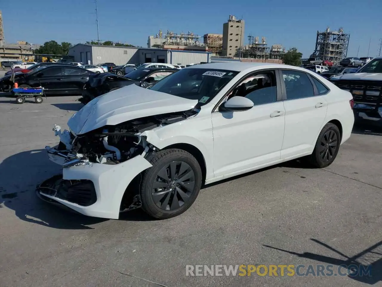 1 fotografías del automóvil dañado 3VW5M7BU0RM095945 VOLKSWAGEN JETTA 2024