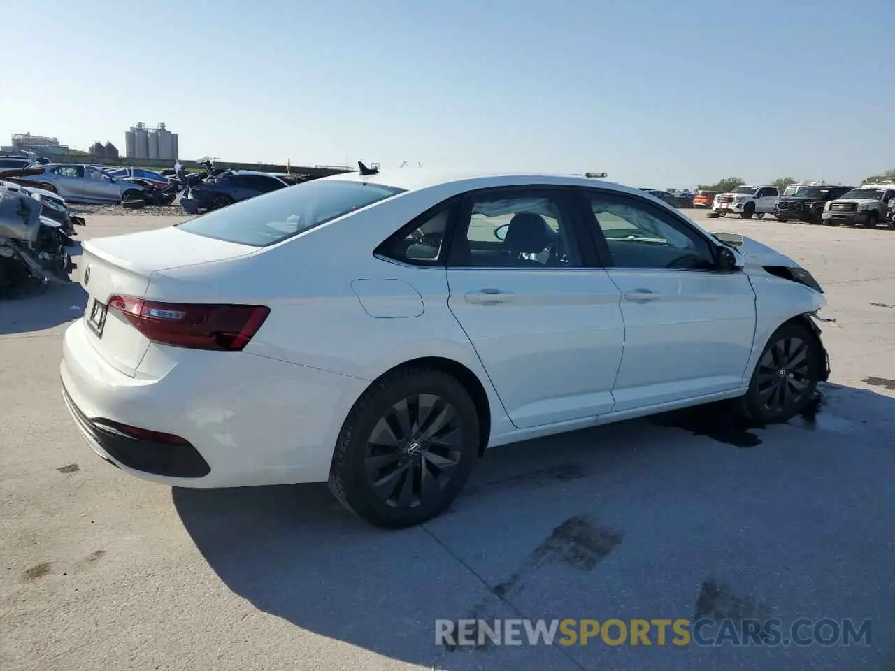 3 fotografías del automóvil dañado 3VW5M7BU0RM095945 VOLKSWAGEN JETTA 2024
