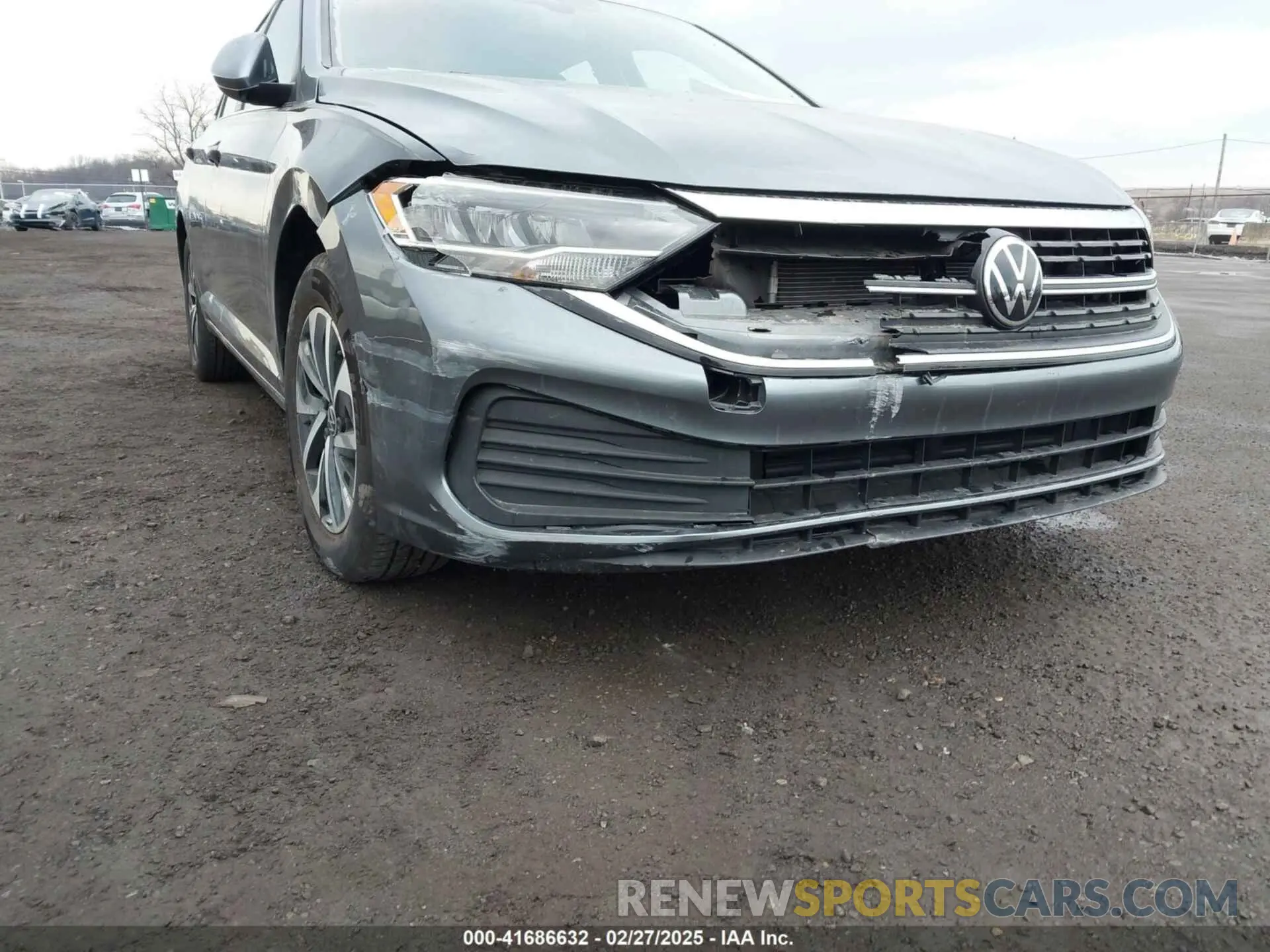 6 fotografías del automóvil dañado 3VW5M7BU1RM073064 VOLKSWAGEN JETTA 2024