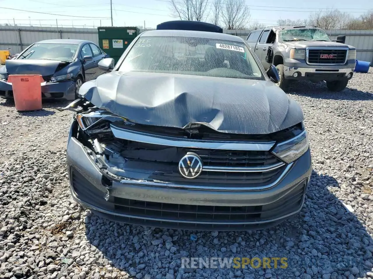 5 fotografías del automóvil dañado 3VW5M7BU1RM103891 VOLKSWAGEN JETTA 2024