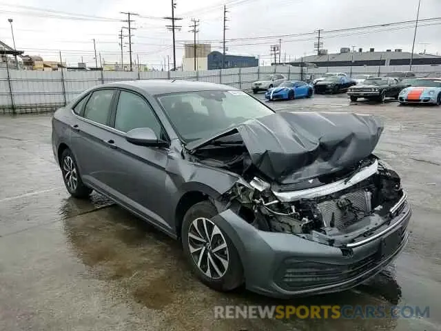10 fotografías del automóvil dañado 3VW5M7BU2RM023225 VOLKSWAGEN JETTA 2024