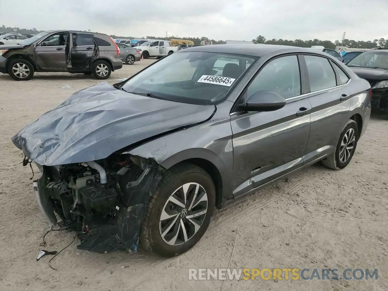 1 fotografías del automóvil dañado 3VW5M7BU2RM094747 VOLKSWAGEN JETTA 2024