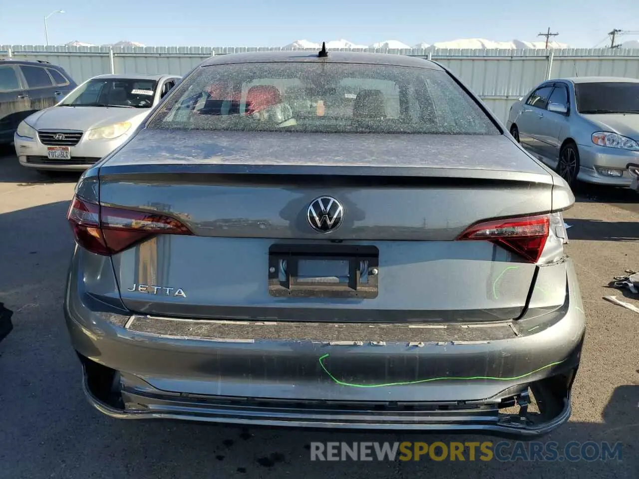 6 fotografías del automóvil dañado 3VW5M7BU3RM083269 VOLKSWAGEN JETTA 2024