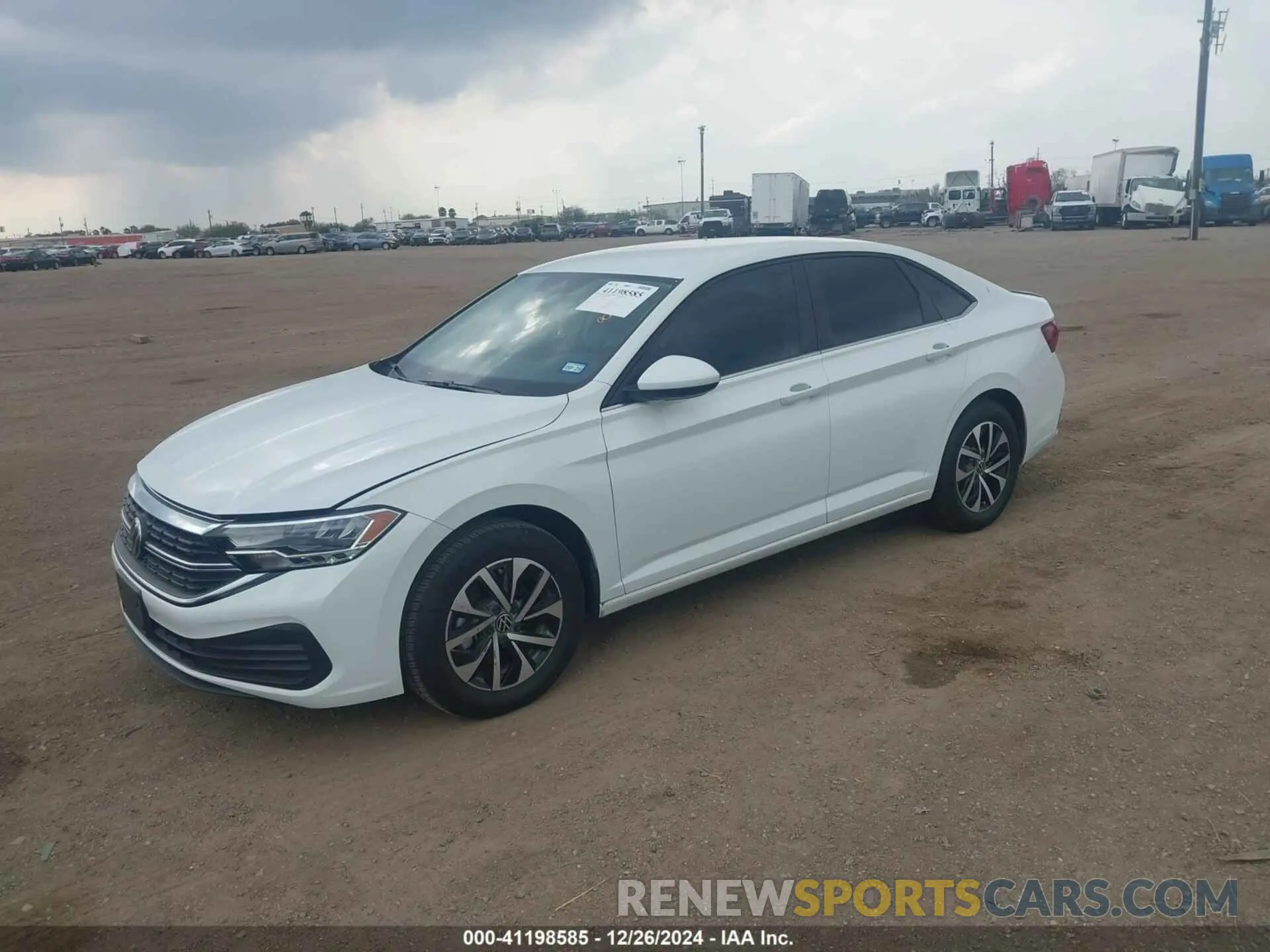 2 fotografías del automóvil dañado 3VW5M7BU3RM095888 VOLKSWAGEN JETTA 2024