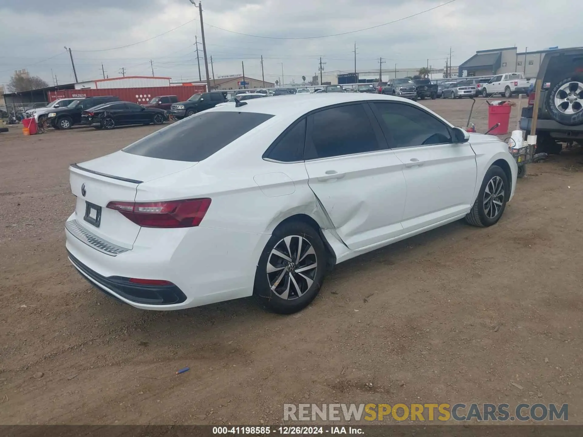 4 fotografías del automóvil dañado 3VW5M7BU3RM095888 VOLKSWAGEN JETTA 2024