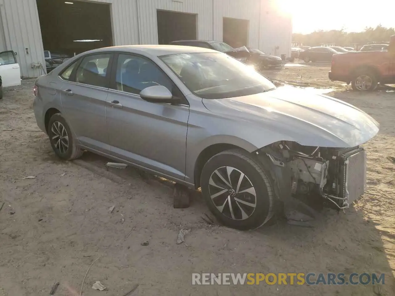 4 fotografías del automóvil dañado 3VW5M7BU5RM009948 VOLKSWAGEN JETTA 2024