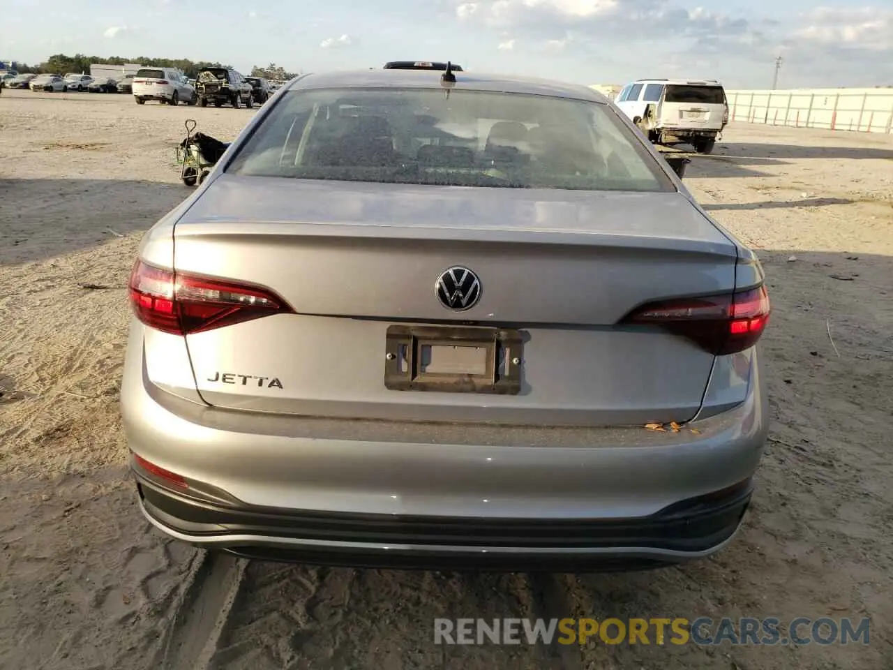 6 fotografías del automóvil dañado 3VW5M7BU5RM009948 VOLKSWAGEN JETTA 2024