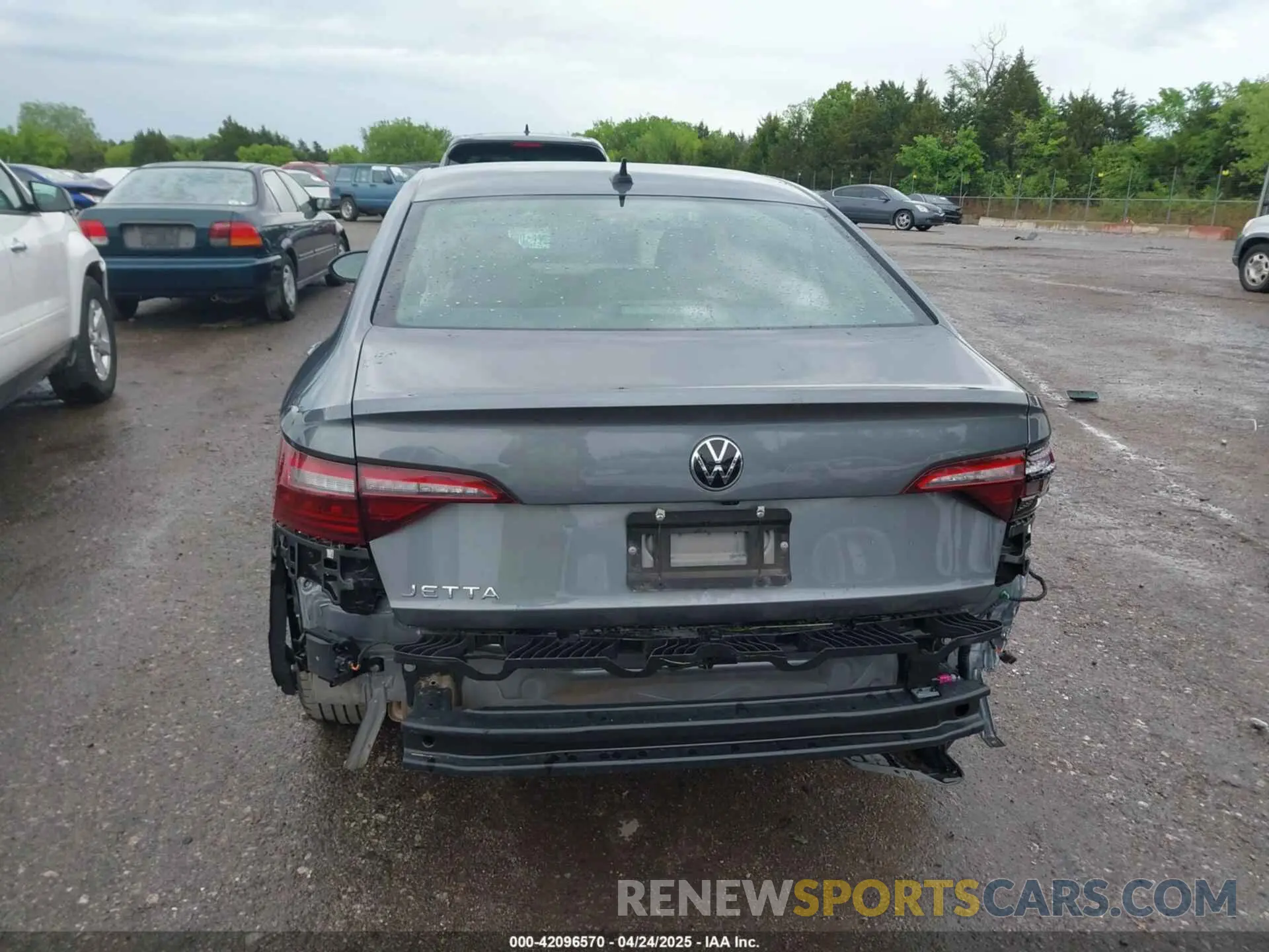 6 fotografías del automóvil dañado 3VW5M7BU5RM044604 VOLKSWAGEN JETTA 2024