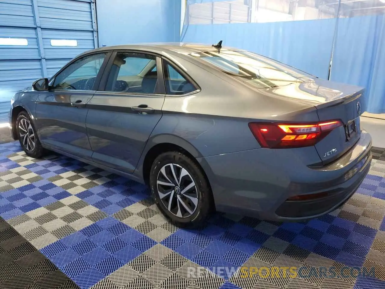 2 fotografías del automóvil dañado 3VW5M7BU6RM075893 VOLKSWAGEN JETTA 2024