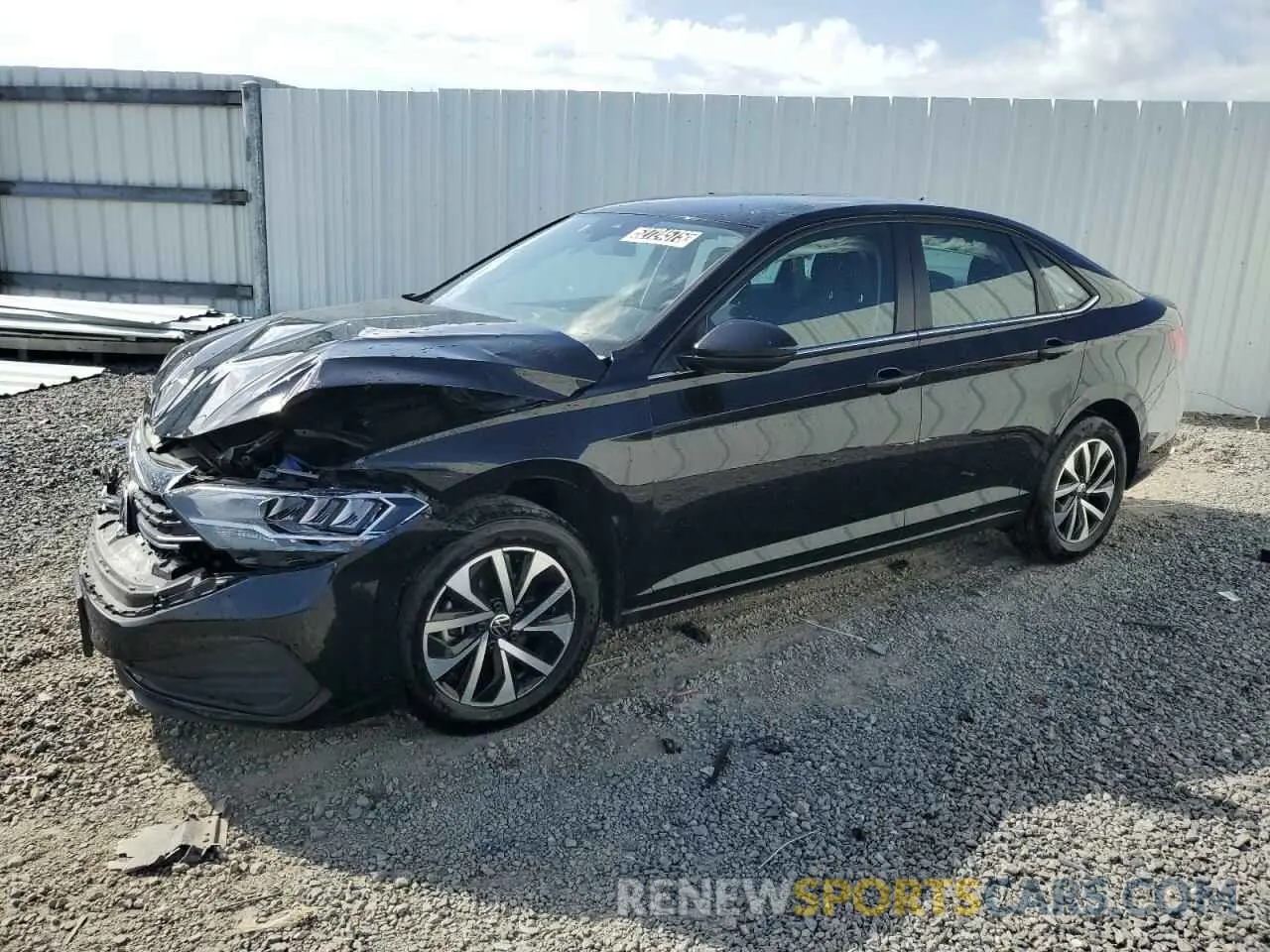 1 fotografías del automóvil dañado 3VW5M7BU7RM053501 VOLKSWAGEN JETTA 2024