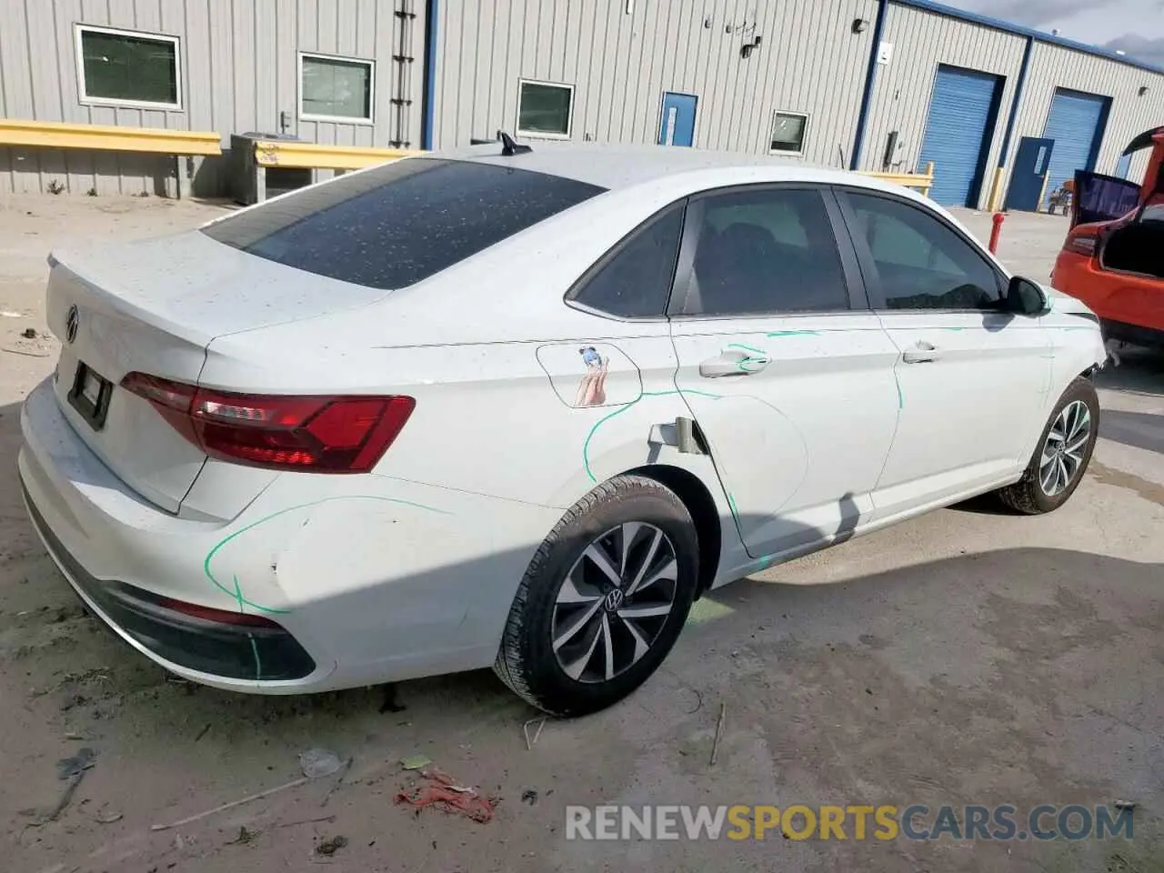 3 fotografías del automóvil dañado 3VW5M7BU8RM101779 VOLKSWAGEN JETTA 2024