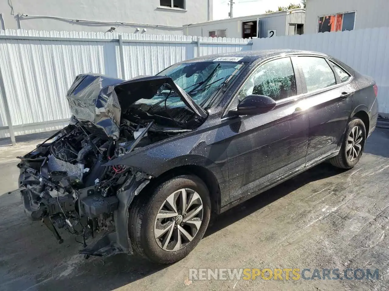 1 fotografías del automóvil dañado 3VW5M7BU9RM041544 VOLKSWAGEN JETTA 2024