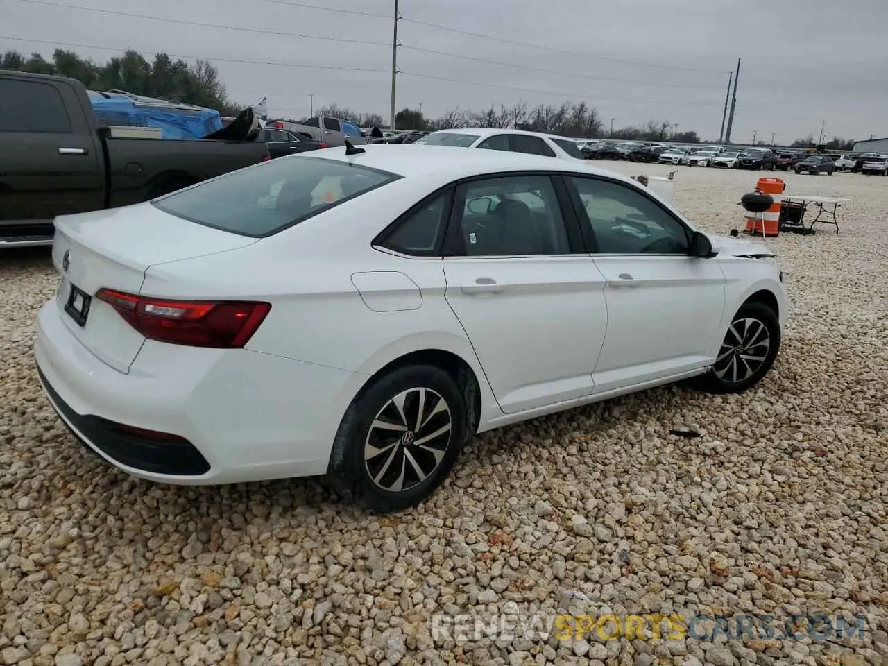 3 fotografías del automóvil dañado 3VW5M7BUXRM062046 VOLKSWAGEN JETTA 2024