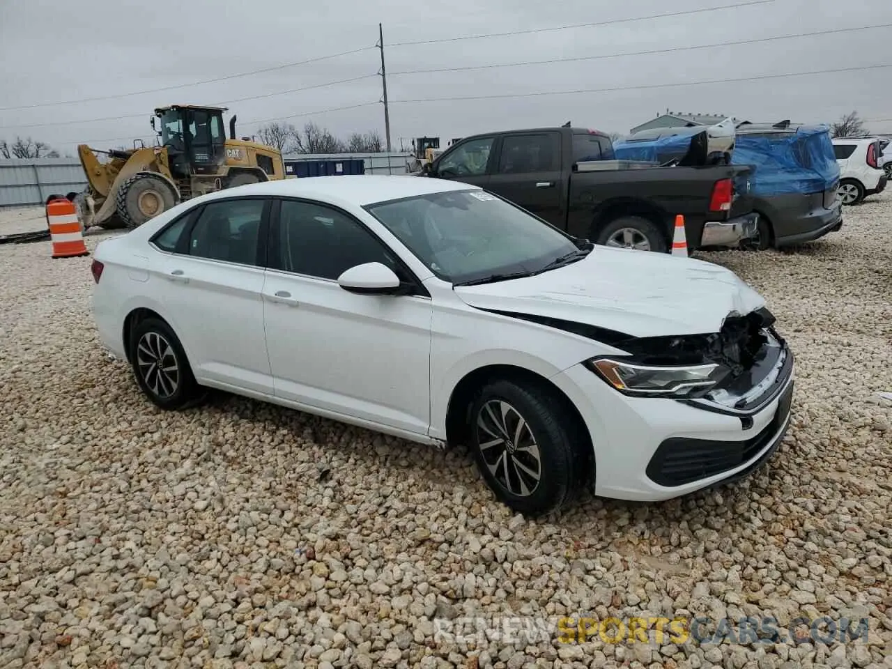 4 fotografías del automóvil dañado 3VW5M7BUXRM062046 VOLKSWAGEN JETTA 2024