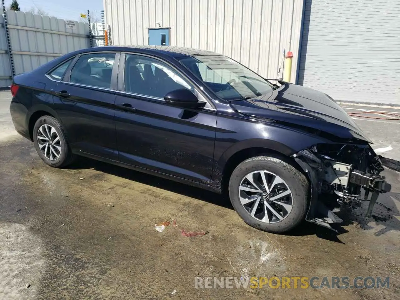 4 fotografías del automóvil dañado 3VW5M7BUXRM088100 VOLKSWAGEN JETTA 2024