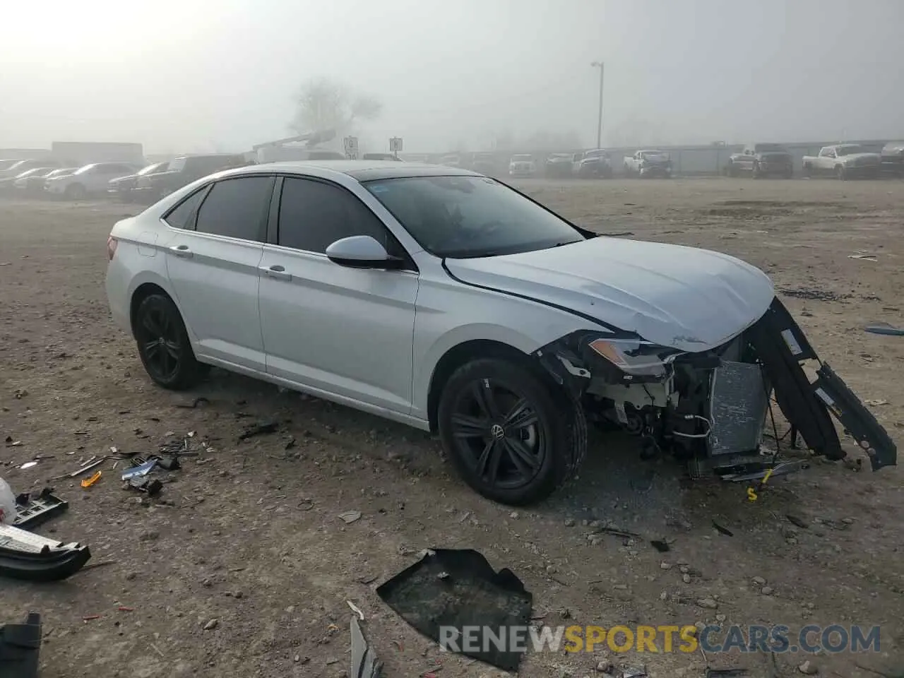 4 fotografías del automóvil dañado 3VW7M7BU0RM067829 VOLKSWAGEN JETTA 2024